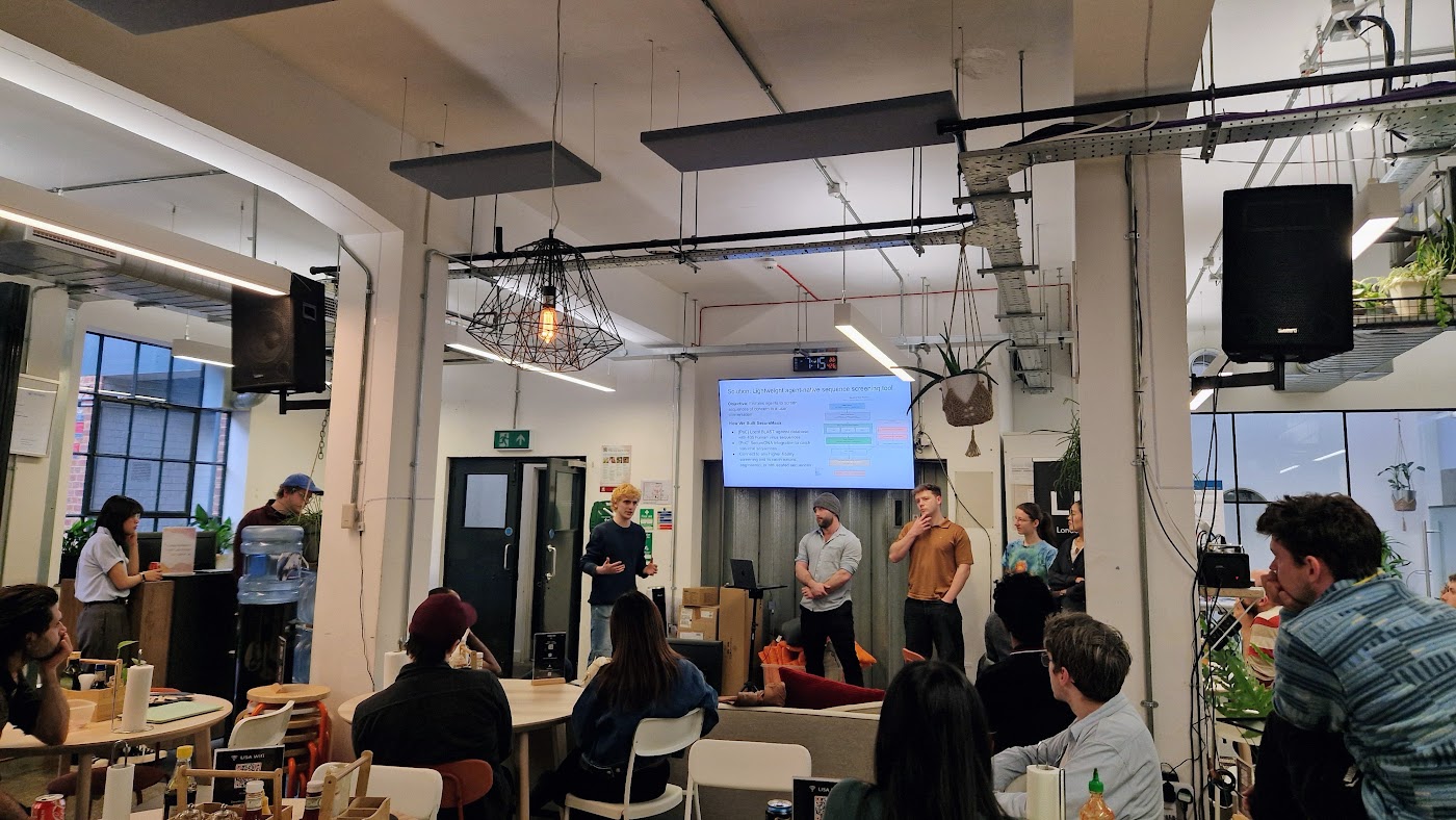 SplitScreen team presenting their detection benchmark